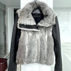 Fur and Leather Jacket